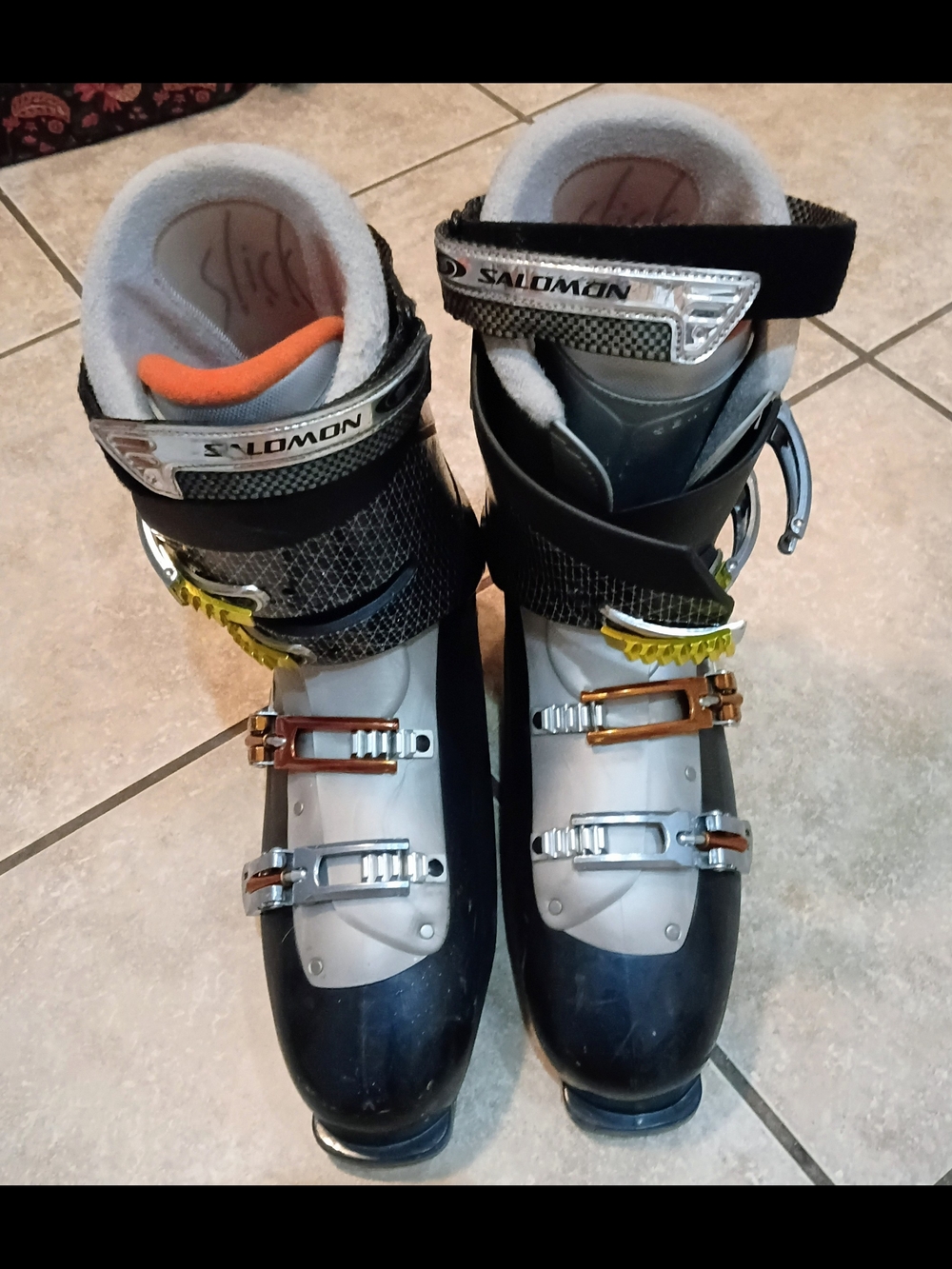 Salomon Men's Ski Boots in Black, Gray & Silver